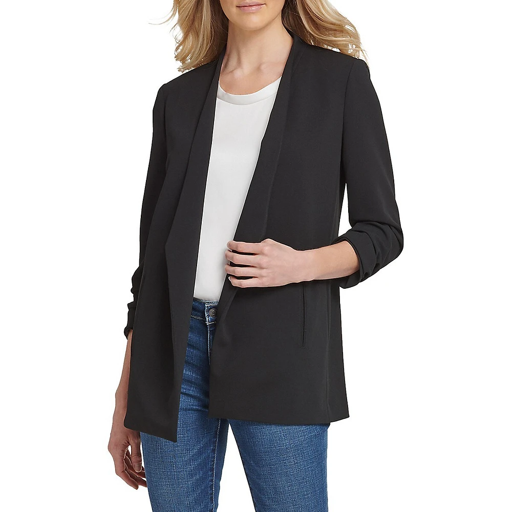 Classic Open-Front Blazer