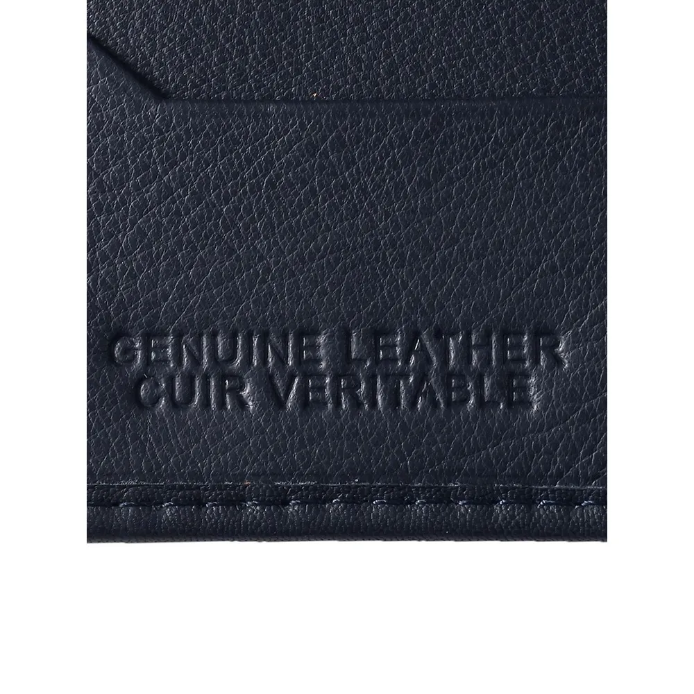 Black Label RFID Leather Passcase Wallet