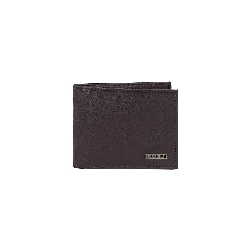 Fossil Evans Zip Passcase Wallet in Black for Men