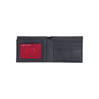 Black Label RFID Leather Passcase Wallet