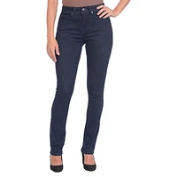 High-Rise Straight Jeans