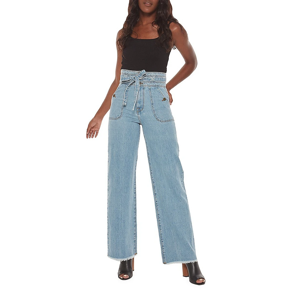 Reese High-Rise Wide-Leg Jeans