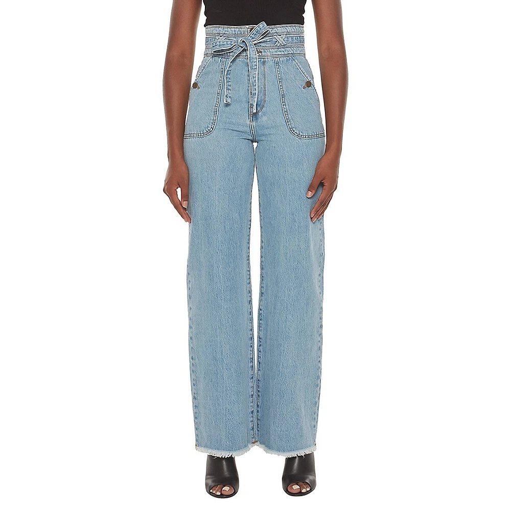 Reese High-Rise Wide-Leg Jeans