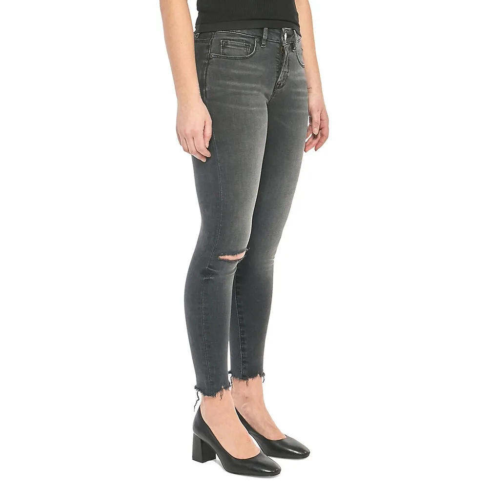 Blair Mid-Rise Skinny-Fit Jeans