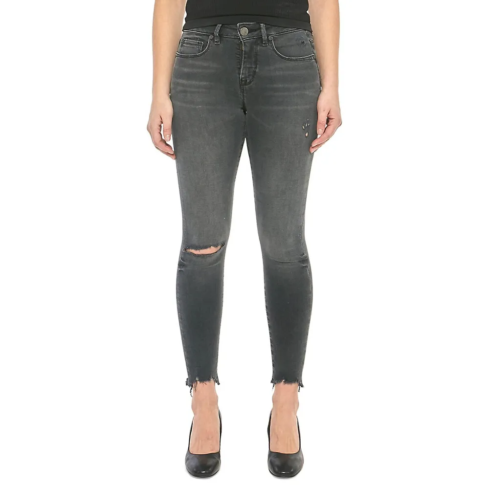 Blair Mid-Rise Skinny-Fit Jeans