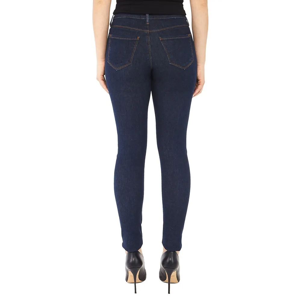 Blair Mid-Rise Skinny-Fit Jeans