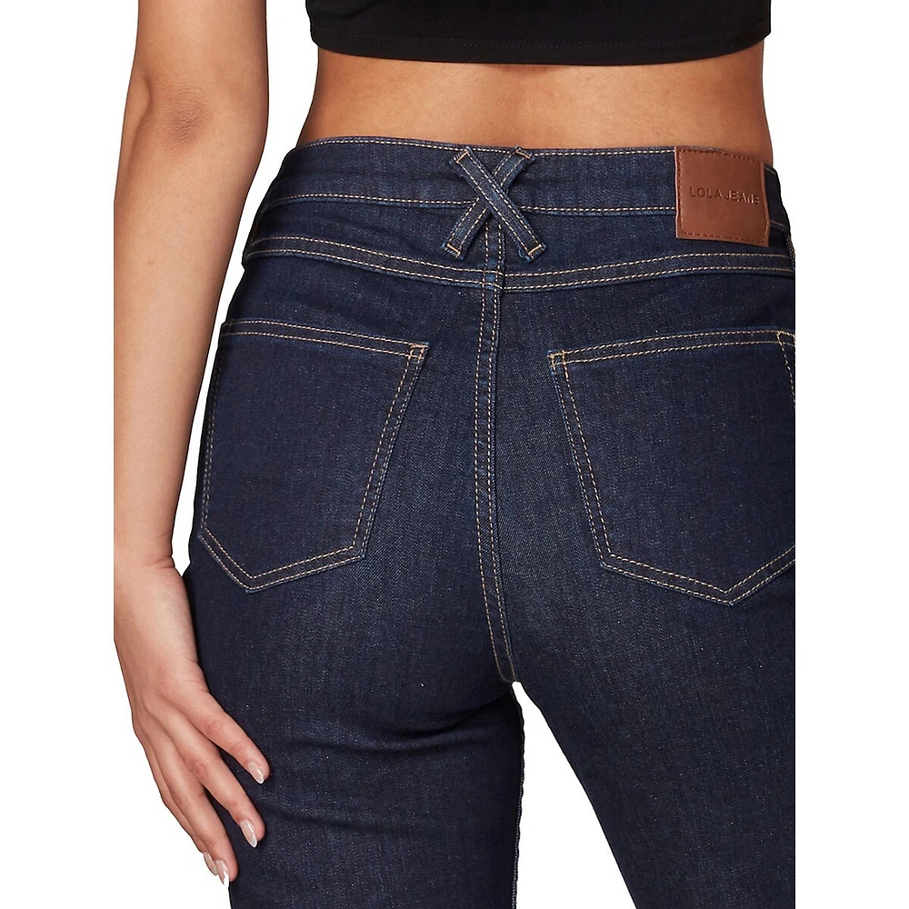 Denver High-Rise Straight Jeans