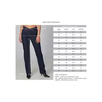 Denver High-Rise Straight Jeans