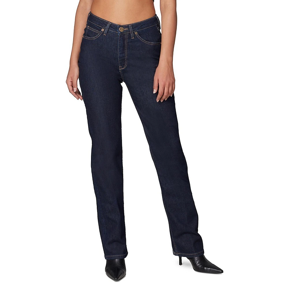 Denver High-Rise Straight Jeans