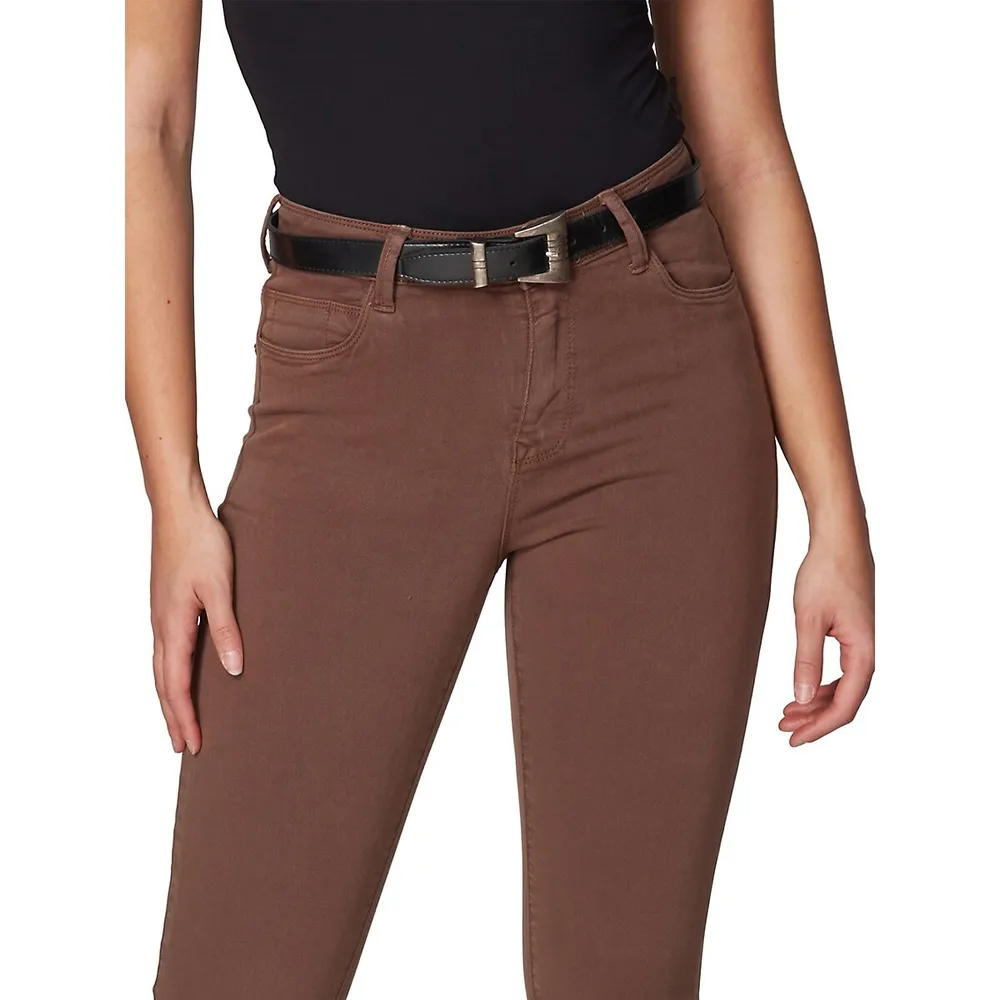 Kate High-Rise Straight Slim Jeans