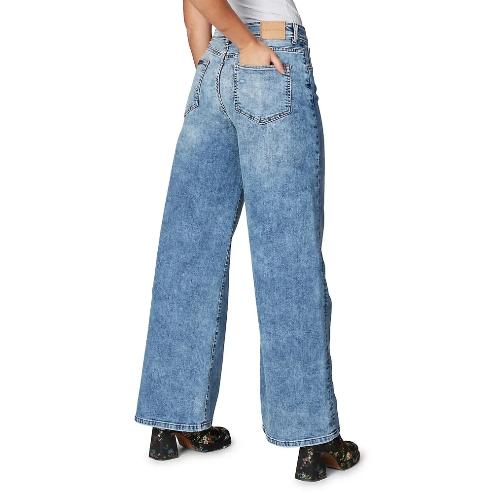 Milan Ultra-High Rise Wide Leg Jeans