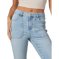 Billie High-Rise Cropped Bootcut Jeans