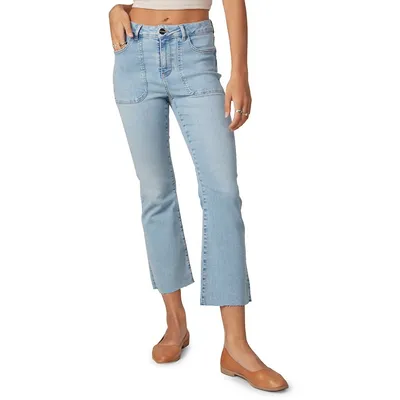 Billie High-Rise Cropped Bootcut Jeans