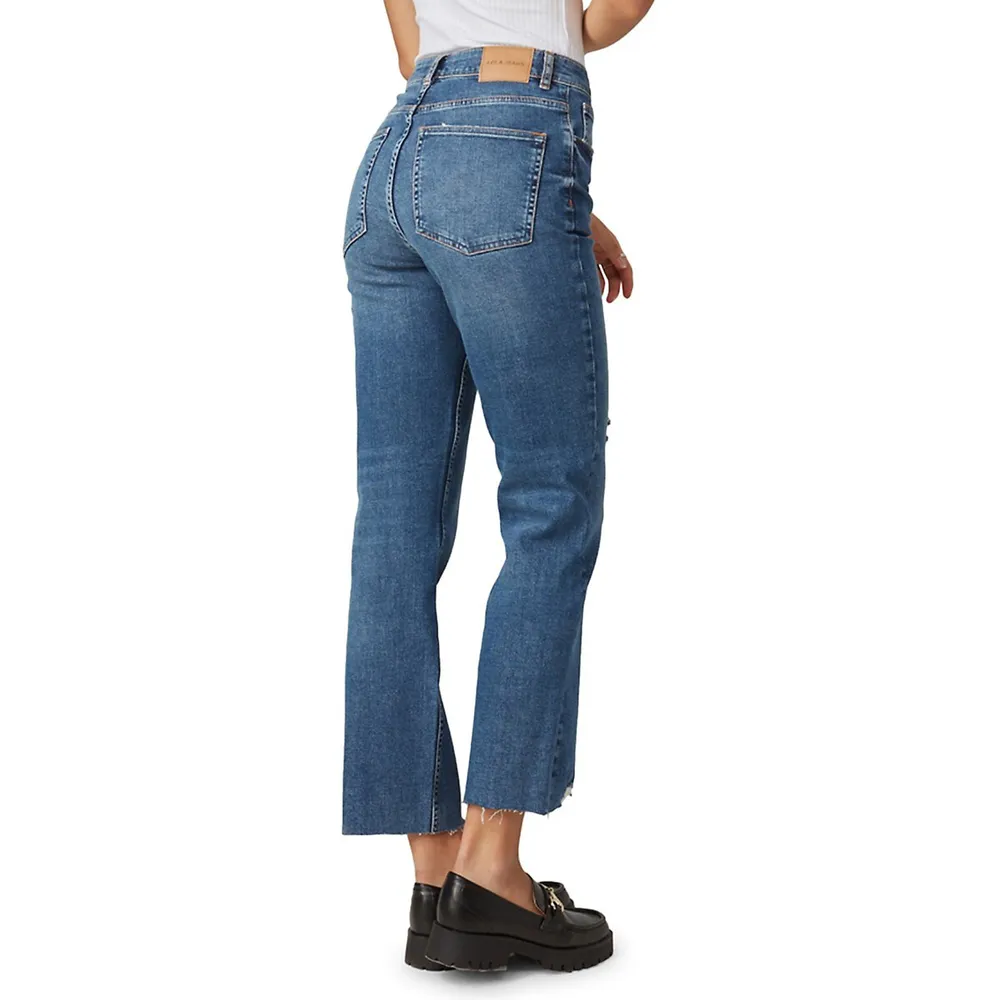 Denver High-Rise Straight Jeans