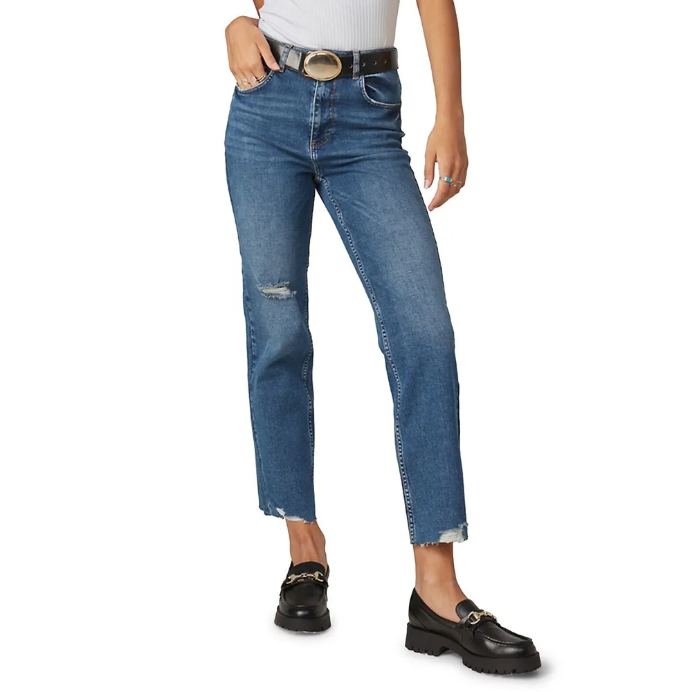 Denver High-Rise Straight Jeans