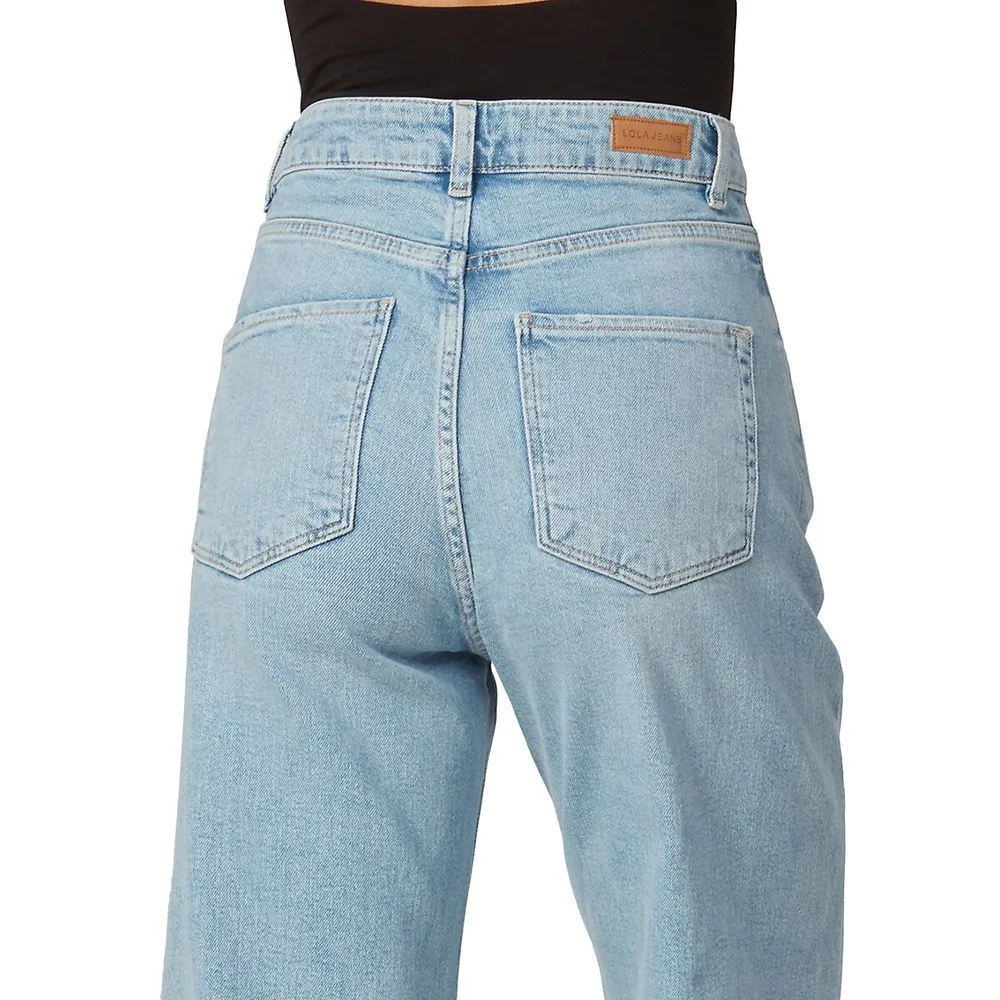 Milan Ultra-High Rise Wide-Leg Jeans