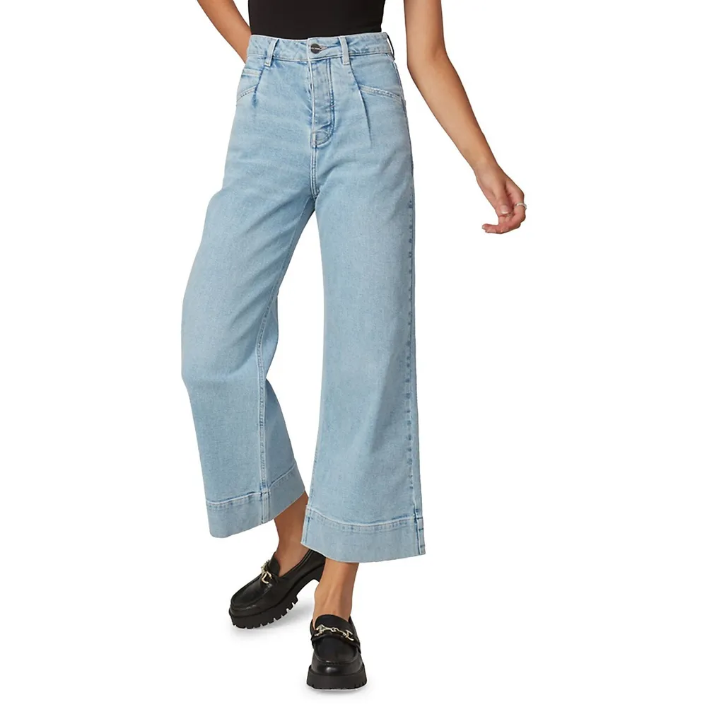 Milan Ultra-High Rise Wide-Leg Jeans