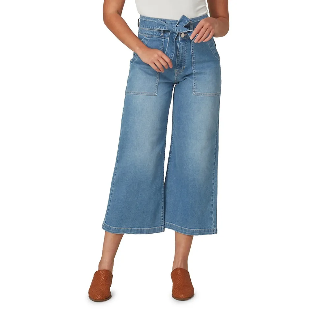 Milan Ultra-High Rise Wide-Leg Jeans