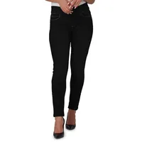 Anna High-Rise Skinny Pull-On Jeans