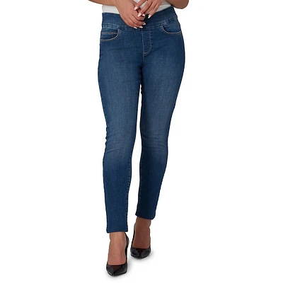Anna High-Rise Skinny Pull-On Jeans