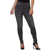 Anna High-Rise Skinny Pull-On Jeans