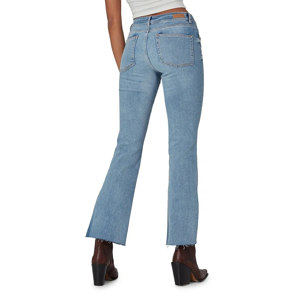 Billie High-Rise Side-Slit Bootcut Jeans