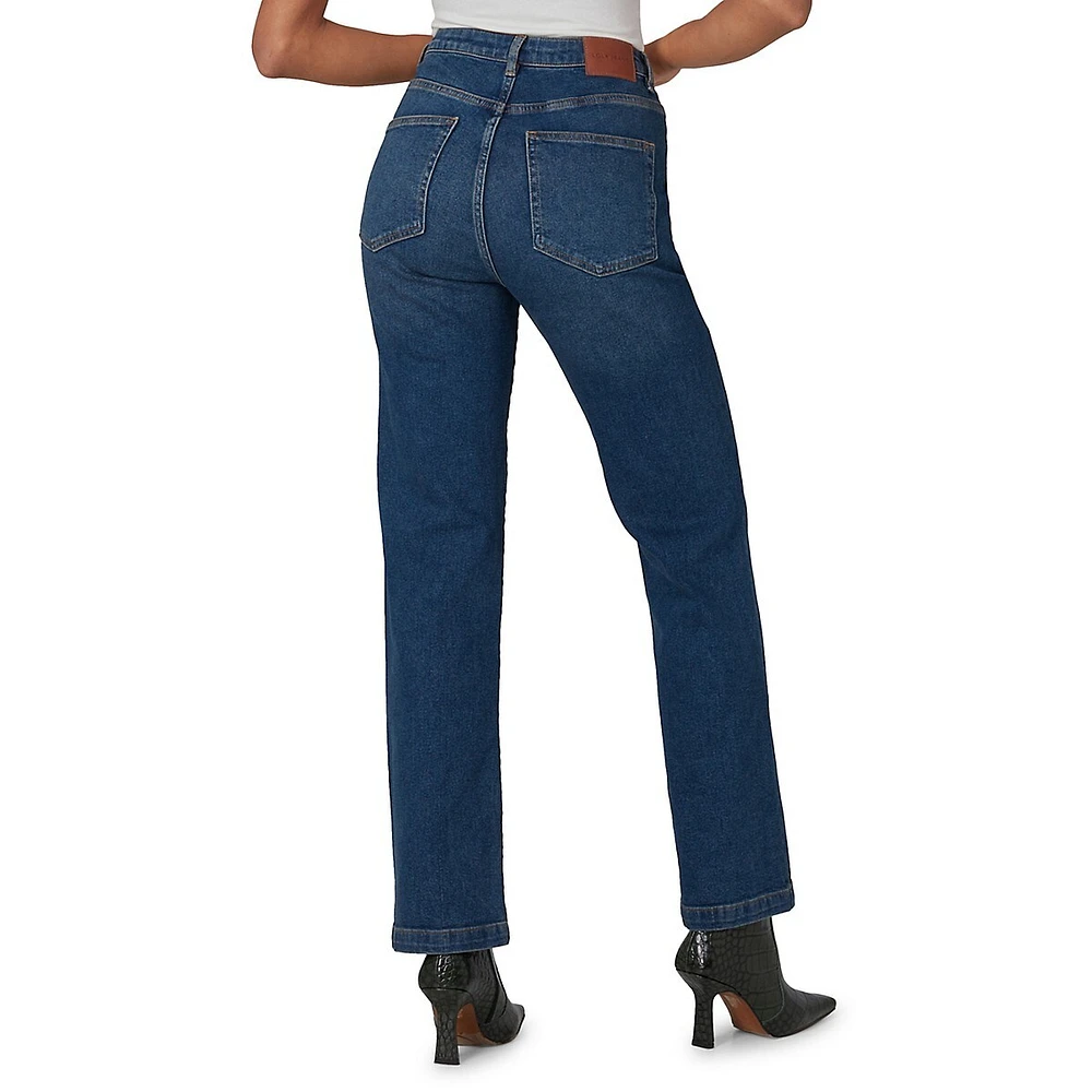 Denver High-Rise Straight Jeans