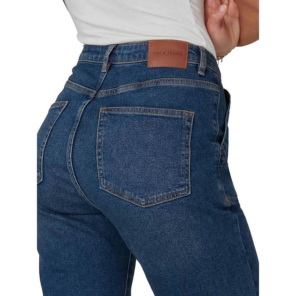 Denver High-Rise Straight Jeans