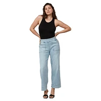 Colette High-Rise Wide-Leg Jeans