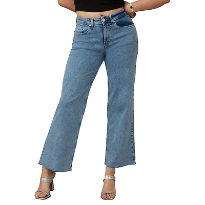 Colette High-Rise Wide-Leg Jeans