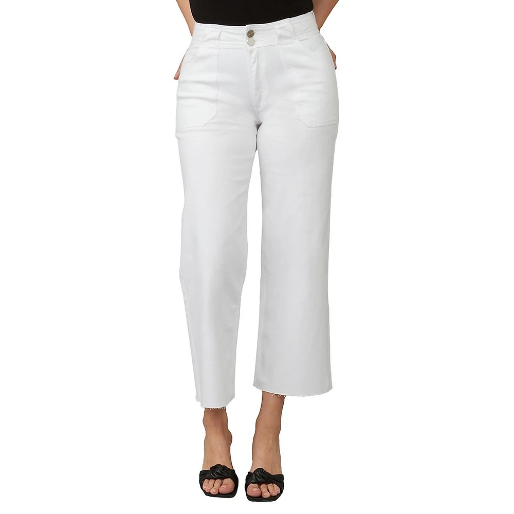 Colette High-Rise Wide-Leg Jeans