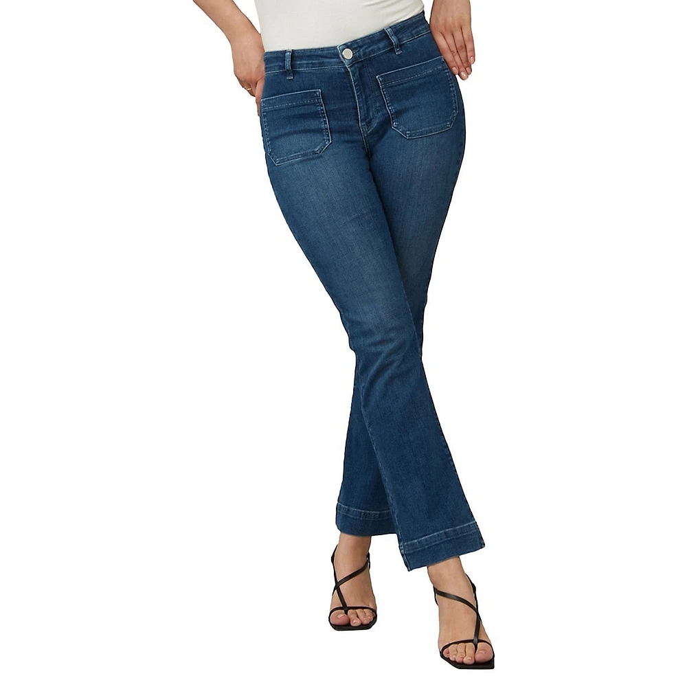 Gene Mid-Rise Bootcut Jeans