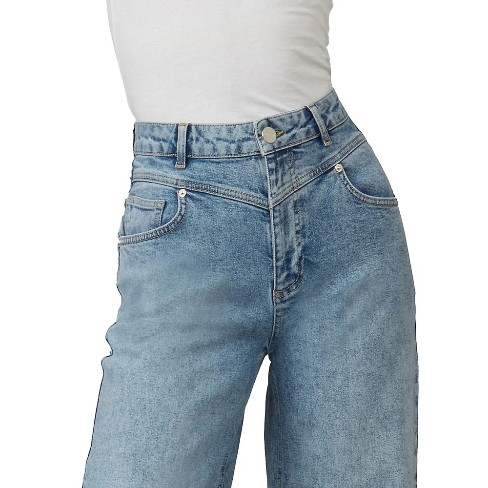 Milan High-Rise Wide-Leg Jeans