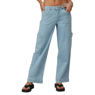 Pheonix Mid-Rise Cargo Jeans