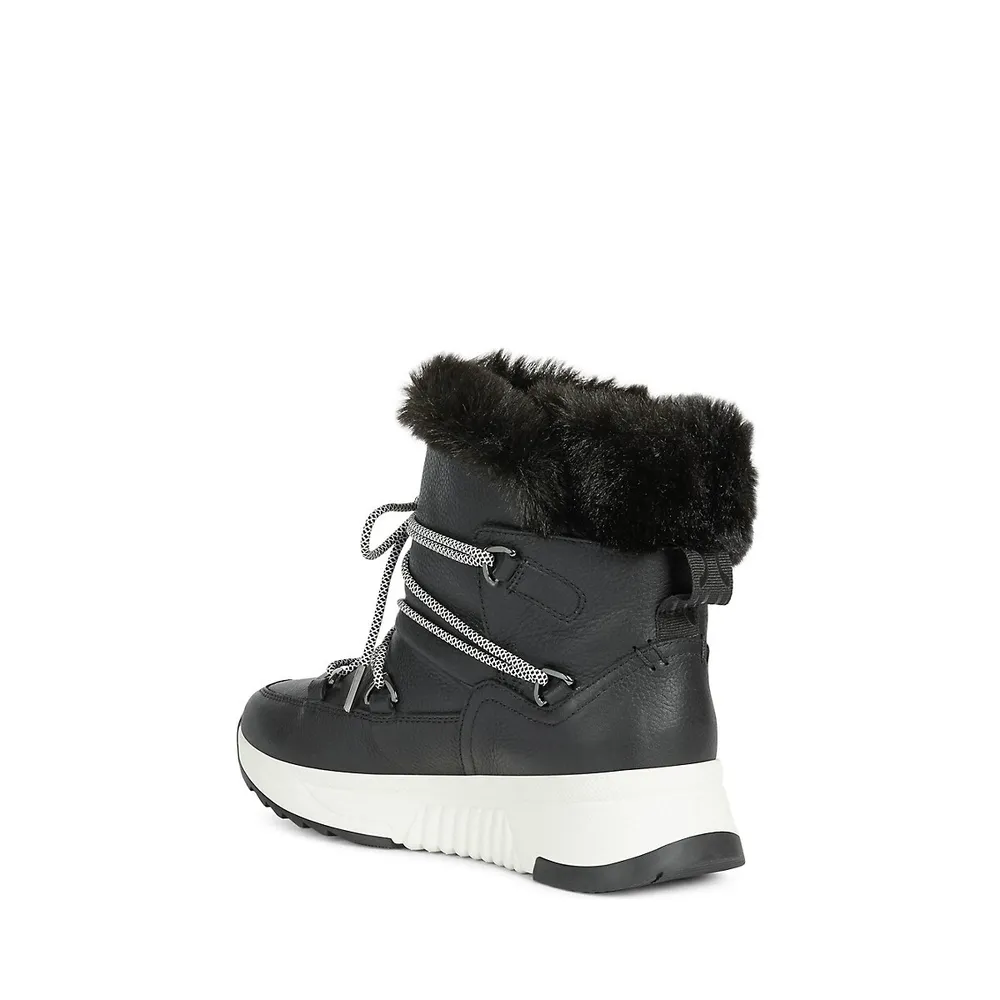 Women's Falena B ABX Faux Shearling-Lined Ankle Boots