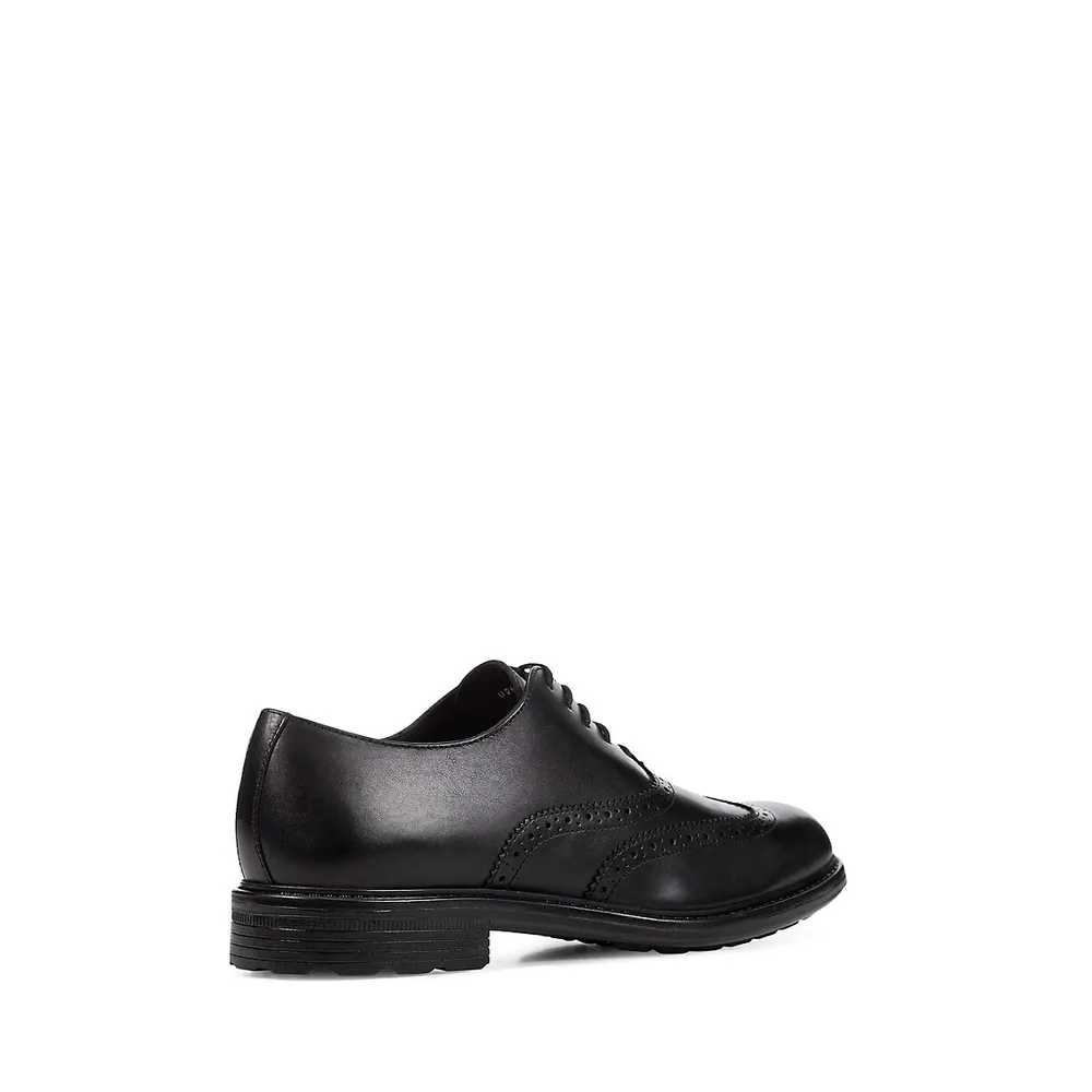 Walk Pleasure Leather Oxford Dress Shoes