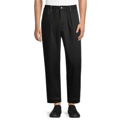 Cotton Cropped Trousers