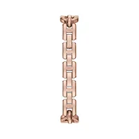 Square Rose Goldtone Stainless Steel Bracelet Watch WW00016005L3