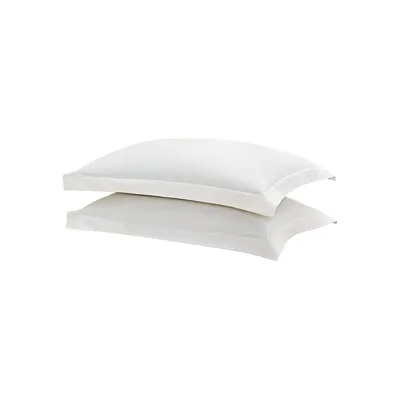 Sateen Long Staple Cotton 2-Piece Pillow Sham Set