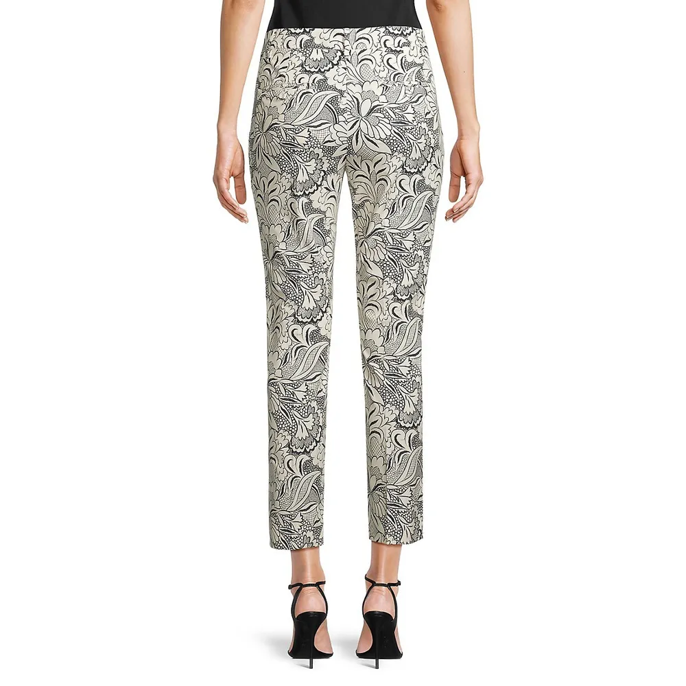 Ginepro Printed Cropped Pants