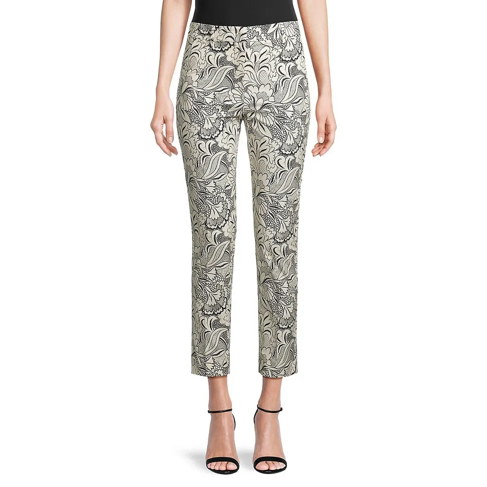 Ginepro Printed Cropped Pants