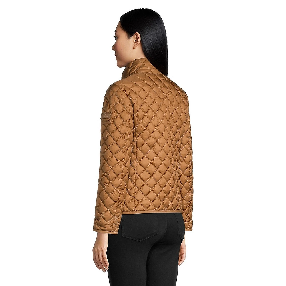 Canga Diamond-Quilted Down Jacket