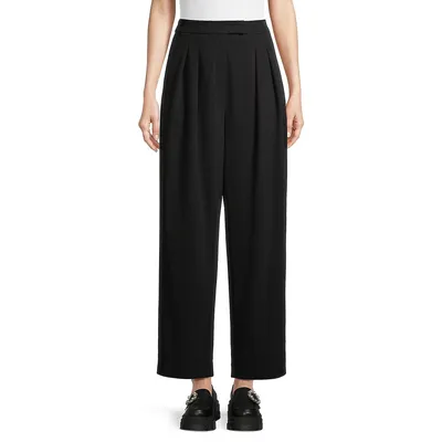 Quirino Pleated Jersey Trousers