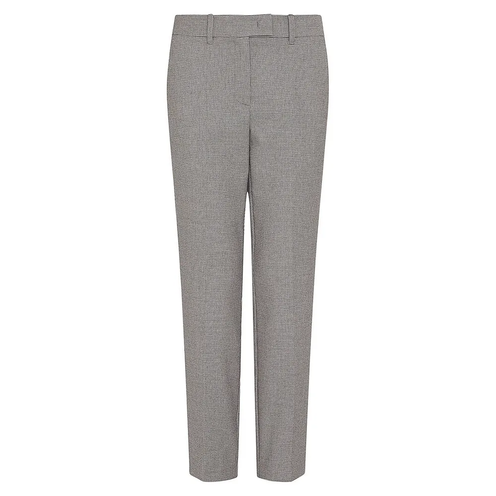Sport Stretch-Flannel Check Trousers