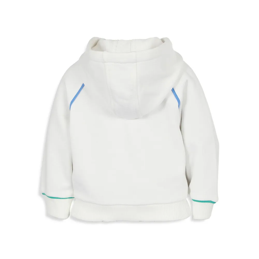 Baby's Front-Zip Logo Hoodie