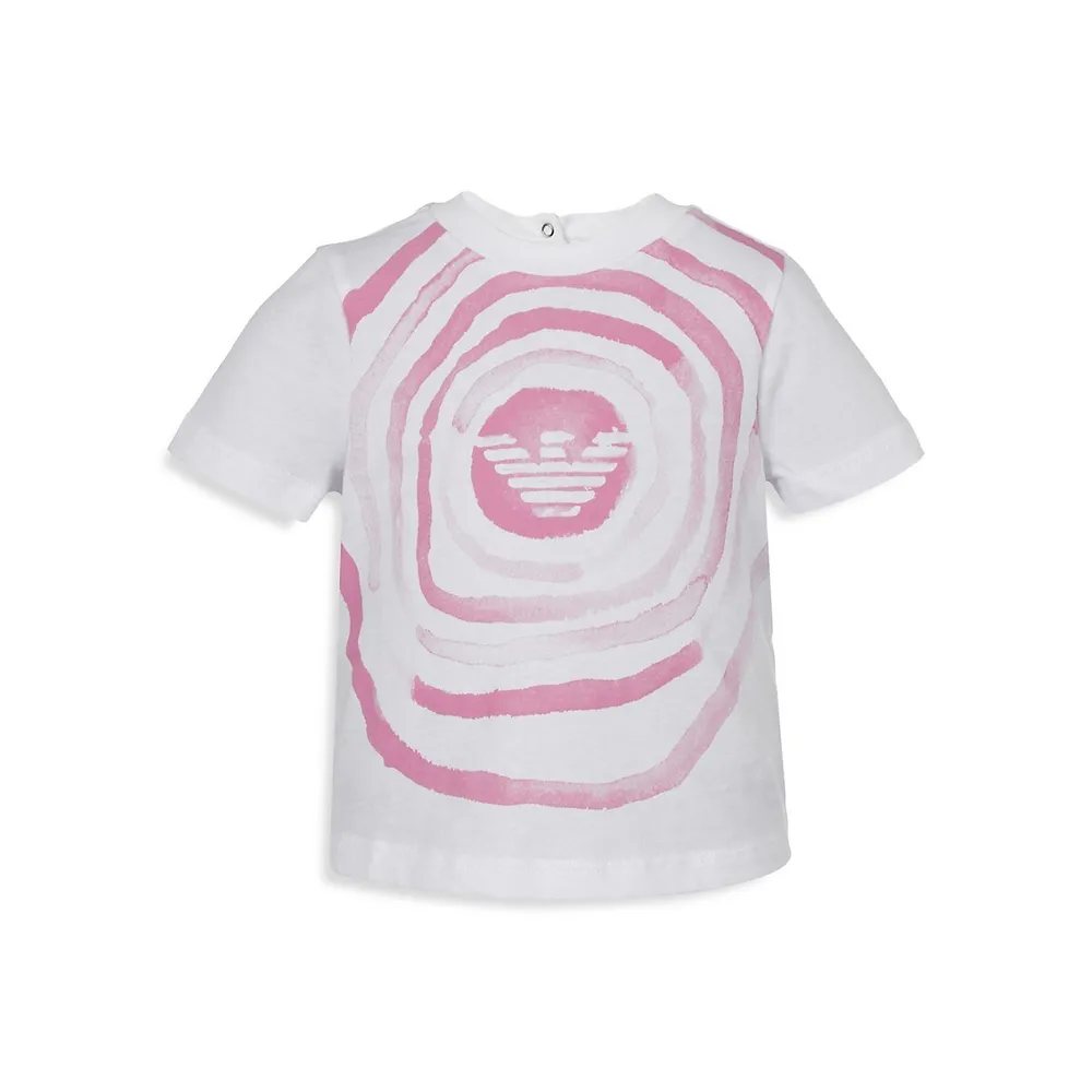 Baby's Spiral-Print 2-Piece T-Shirt Set