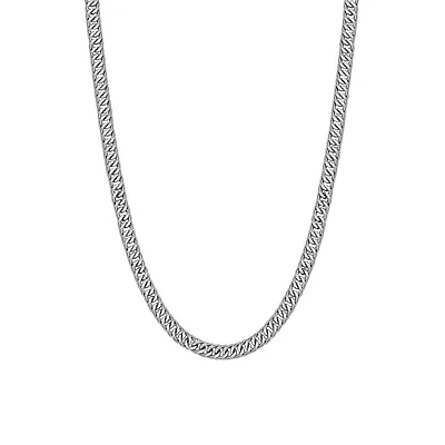 Men's Naxos Stainless Steel Chain Necklace - 19.7-Inch