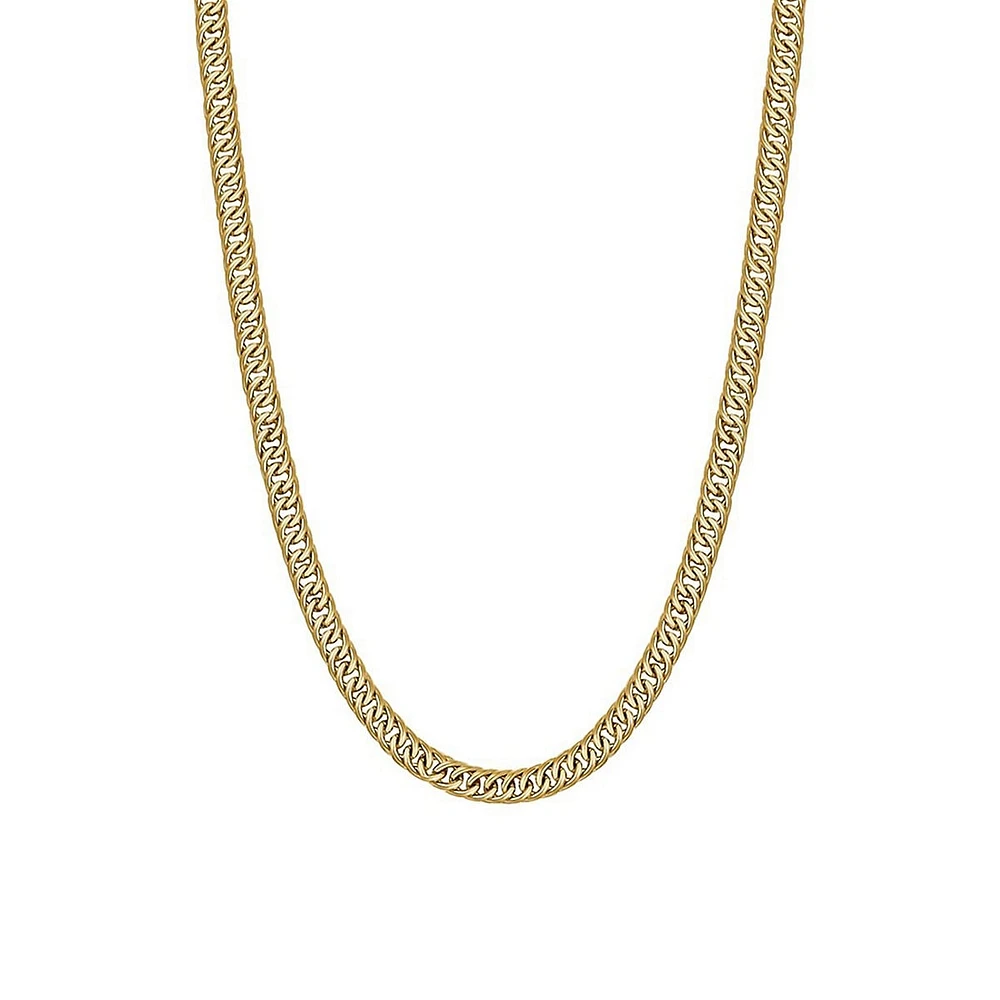 Men's Naxos 14K Gold PVD Stainless Steel Chain Necklace - 19.7-Inch