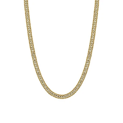 Men's Naxos 14K Gold PVD Stainless Steel Chain Necklace - 19.7-Inch