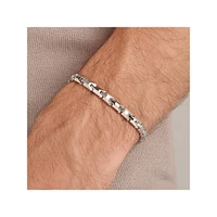 Men's Backliner Stainless Steel Link Bracelet - 8-Inch